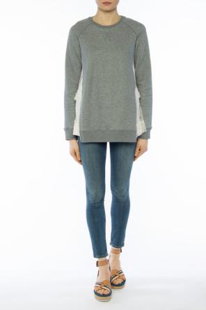 Sheer-trim sweatshirt, zdjęcie 2 Sheer-trim sweatshirt od Valentino Red